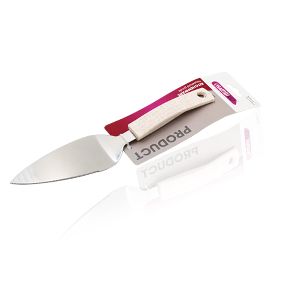 CHAMBIKO Cake Server with Flat Blade | Stainless Steel Dessert Serving Spatula for Cakes, Pastries & Desserts