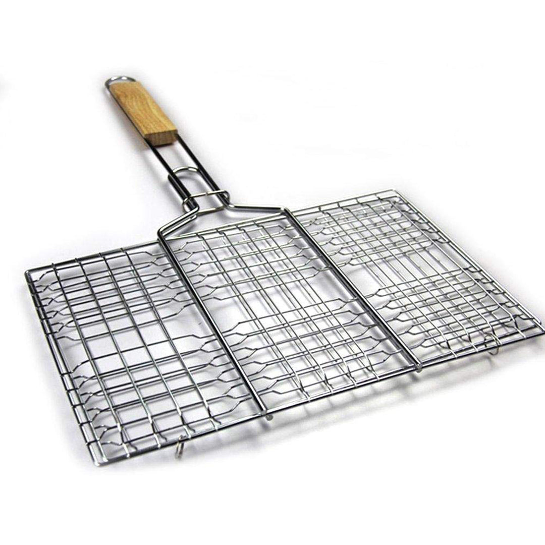 XPO Premium BBQ Grill 63×40×30 cm – Large Outdoor Grill with Wooden Handle