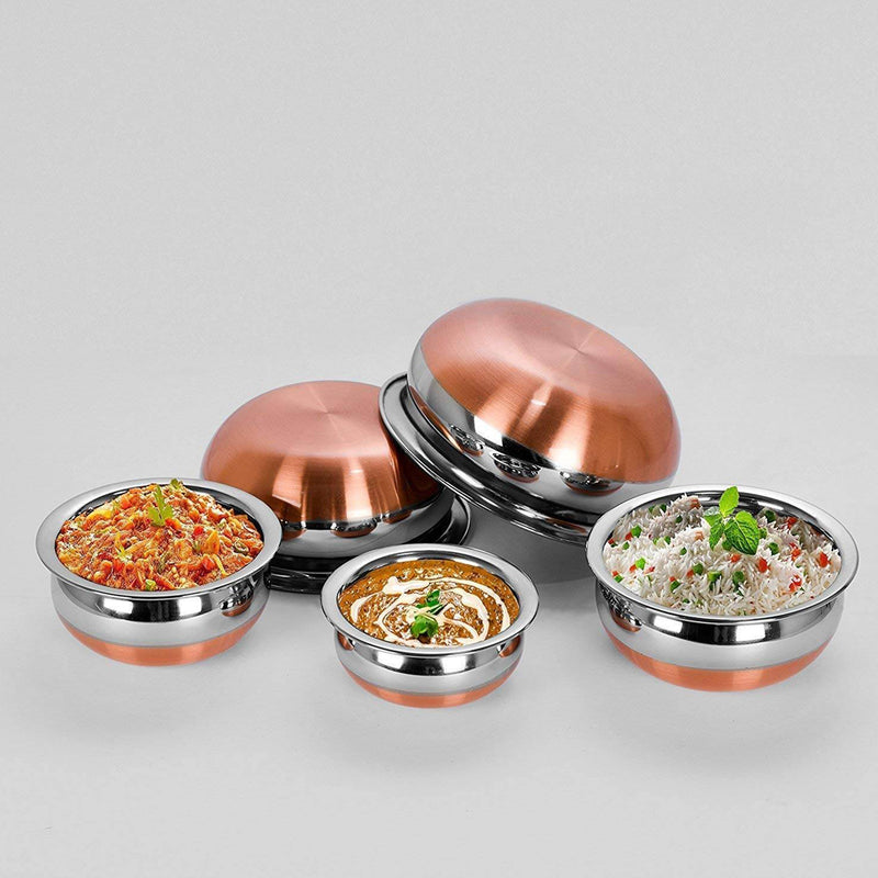 CHAMBIKO Stainless Steel Chutney Bowl with Lid | 22 Gauge Condiment Storage Bowl for Chutney, Sauce & Kitchen Essentials