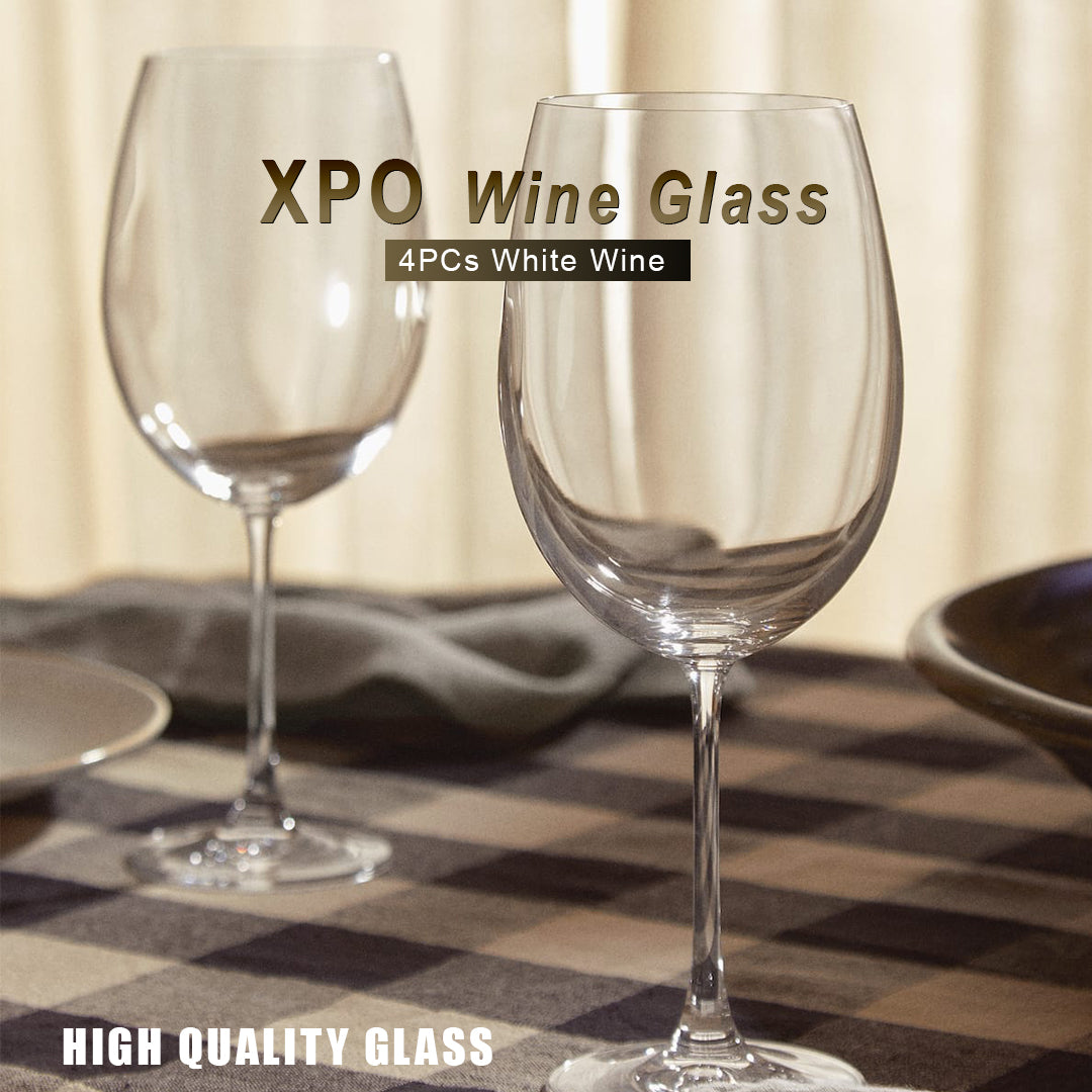 XPO Wine Glass Set 4Pcs – Modern Design for Dining & Entertaining
