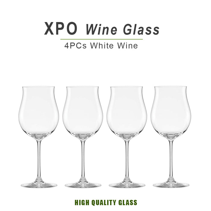 XPO Wine Glass Set 4 PCS | Elegant Stemmed Glassware for Home Dining & Celebrations