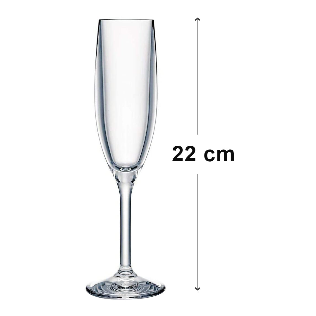 XPO Wine Glass Set 2Pcs Stemmed Glasses for Dining & Parties