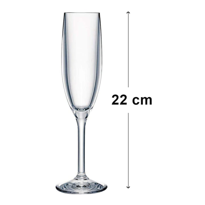 XPO Wine Glass Set 2Pcs Stemmed Glasses for Dining & Parties