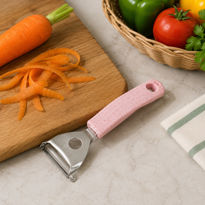 CHAMBIKO Vegetable Peeler with Sharp Durable Blade | Ergonomic Kitchen Peeler for Potato, Carrot & Fruits