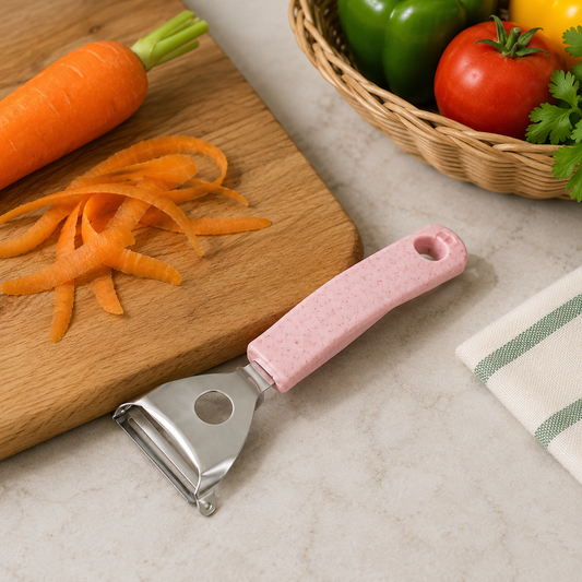 CHAMBIKO Vegetable Peeler with Sharp Durable Blade | Ergonomic Kitchen Peeler for Potato, Carrot & Fruits
