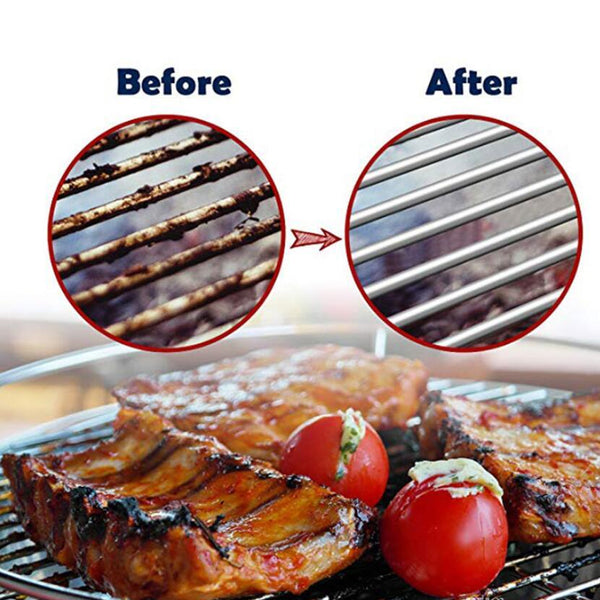 XPO Heavy-Duty BBQ Grill Cleaning Brush with Polypropylene Handle – Heat-Resistant Bristle Brush for Barbecue Maintenance