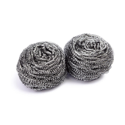 XPO Stainless Steel Wool Steel Scrubber Set (2 PCS) | Heavy Duty Scrubber for Kitchen Cleaning