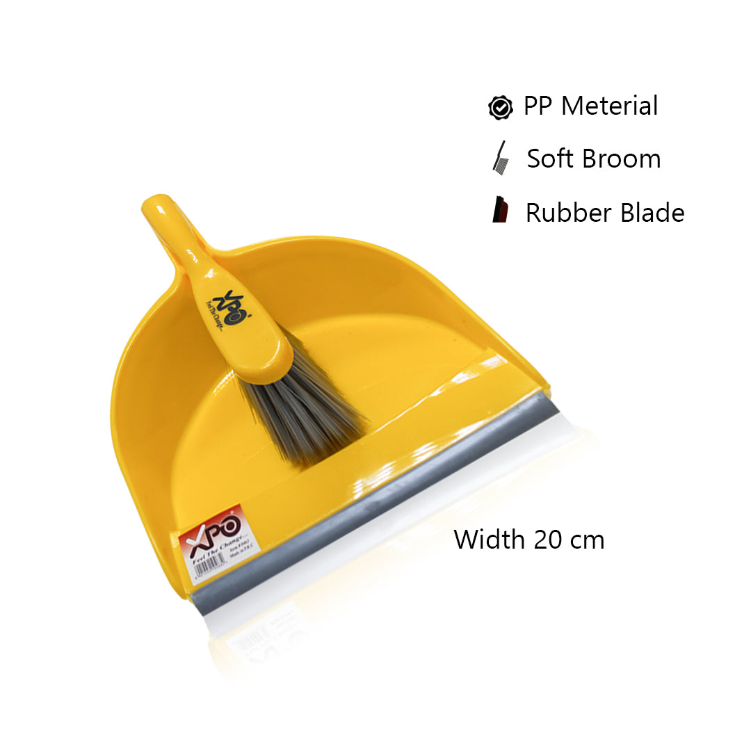 XPO Dustpan & Brush Set | Durable Cleaning Tool for Home, Office & Commercial Use