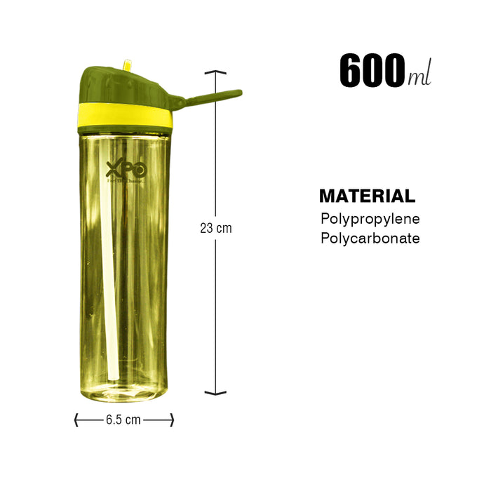 XPO Water Bottle | BPA Free | Ideal for Home, Office and Outdoors | 600ML